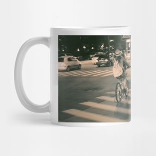 Girl on Bicycle Mug